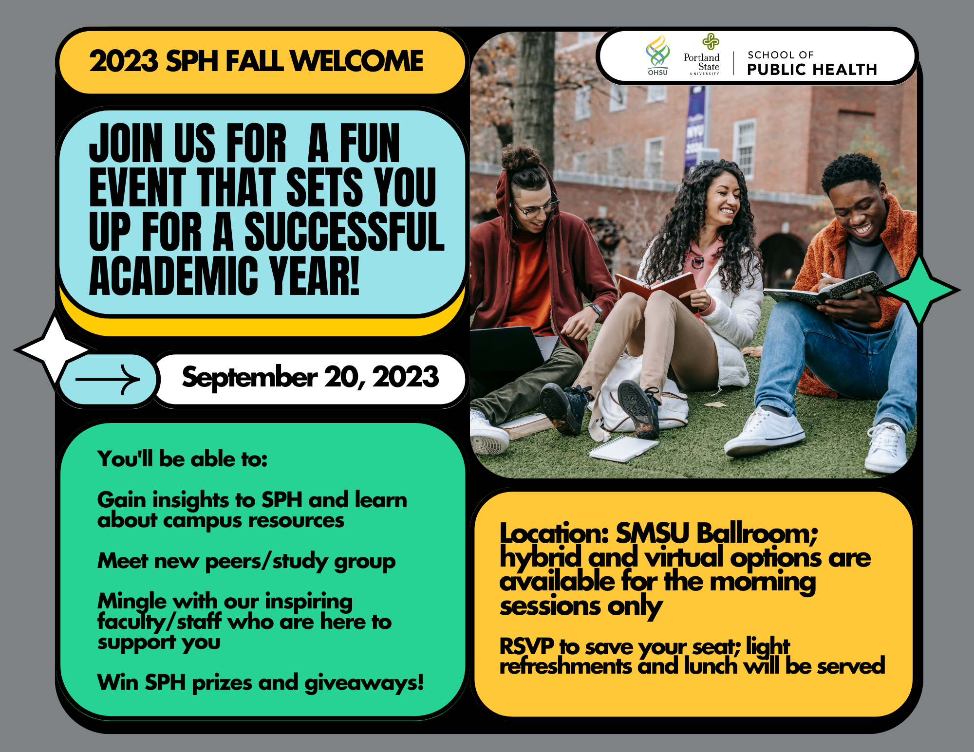 2023 SPH Fall Flier Updated OHSUPSU School of Public Health