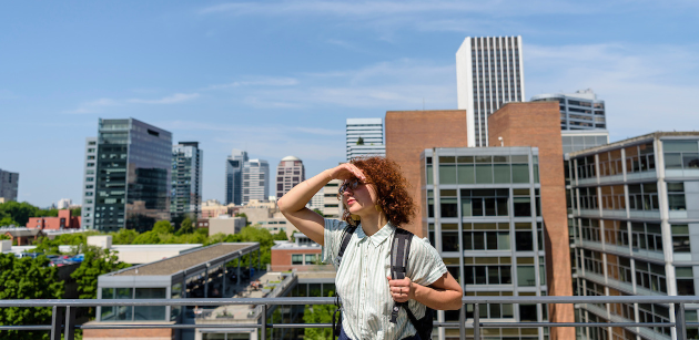 OHSU-PSU School of Public Health student conducting research