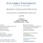 Abolition: A Social Justice Practicum Syllabus