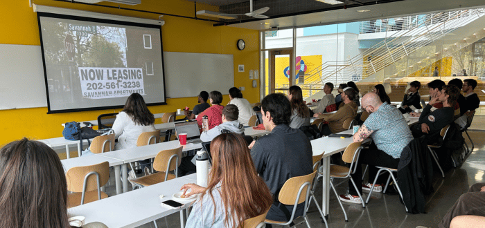 Urban planning and health promotion master students join Dr. Isabelle Anguelovski for a special screening of The Green Divide film