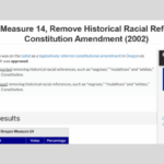 Oregon Measure 14, Remove Historical Racial References in Constitution Amendment (2002)