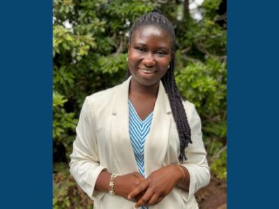 Adjoa Manu, a Ph.D. candidate from the OHSU-PSU School of Public Health