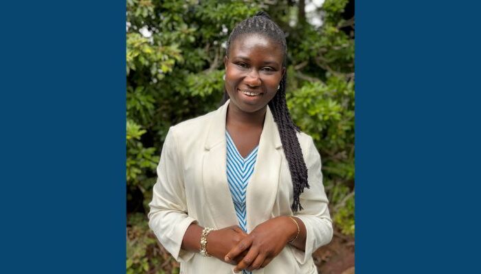 Adjoa Manu, a Ph.D. candidate from the OHSU-PSU School of Public Health