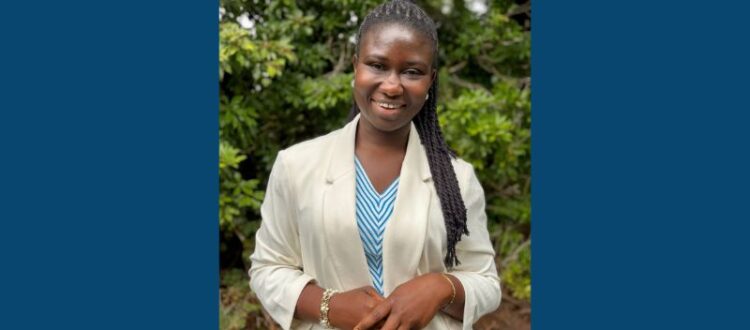 Adjoa Manu, a Ph.D. candidate from the OHSU-PSU School of Public Health