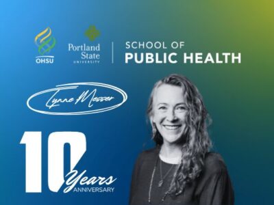 Dr. Lynne Messer, Professor and Program Director of the Community Health PhD Program at the OHSU-PSU School of Public Health