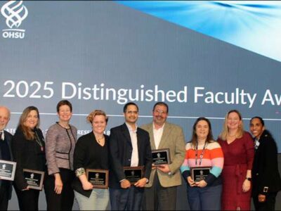 Jodi Lapidus Receives OHSU Service Award