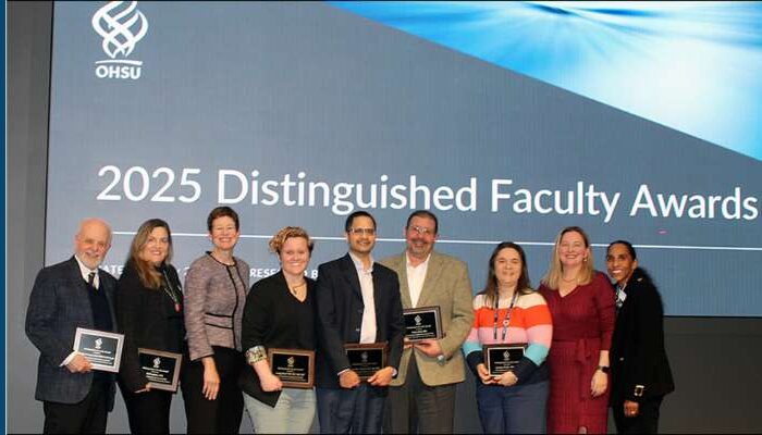 Jodi Lapidus Receives OHSU Service Award