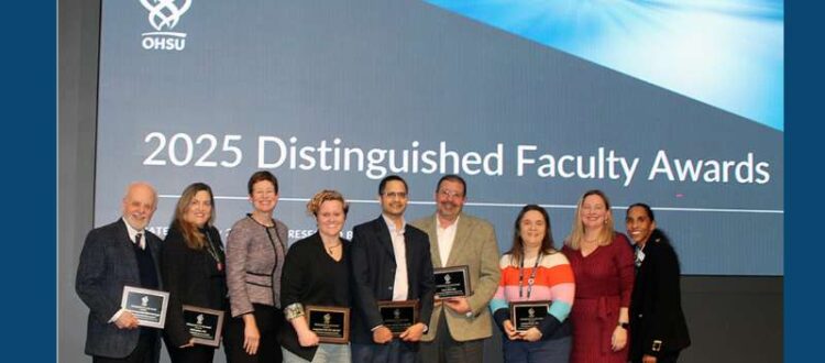 Jodi Lapidus Receives OHSU Service Award