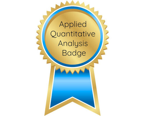 Applied Quantitative Analysis Badge