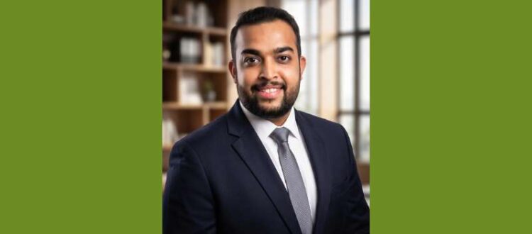 Nithish Thomas, 2026 graduate of the OHSU-PSU School of Public Health Undergraduate Program