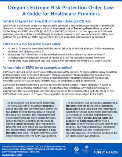 ERPO Clinician Fact Sheet 7.14.2026