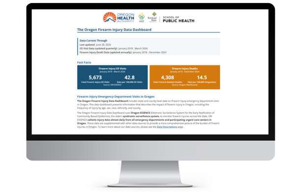 The Oregon Firearm Injury Data Dashboard
