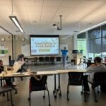 Rural Public Health Initiative students learning about food safety and storage as part of public health